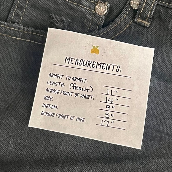 NWT!! ONE x ONE TEASPOON Black Van Juliettes Denim Cut Off Shorts Size 27 - Picture 16 of 16